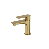 Baterie pentru lavoar LaVita Scala 80, fără ventil, brushed gold
